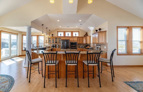 Whalehead Beach House | C7004 Summer Winds. Elevator, Pool, Hot Tub, Media & Rec Room!