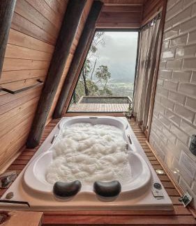 Urubici Ski Chalet | Cabana Vêneto A melhor vista para as montanhas