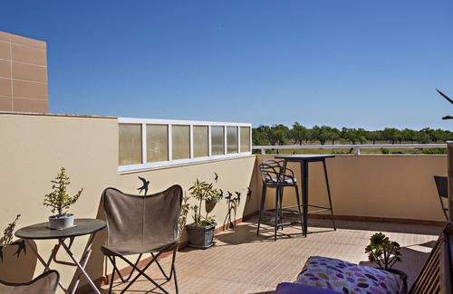 Conceicao e Cabanas de Tavira Apartment | Cabanas Gardens, 6px, terrace and barbecue