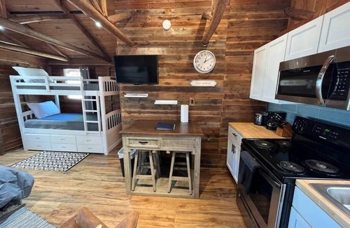 Hemphill House | Cabin 5 Waterfront Cedar Cabin, Deck
