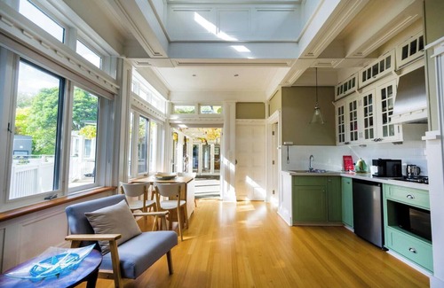 Cowes House | Cabin Charm Hot Tub Bliss Moments from the Beach
