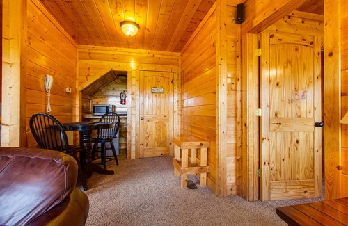 Sevierville Cabin | Cabin w/amazing views, sauna, pool & private hot tub + free attraction tickets