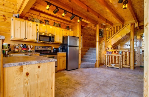 Sevierville Cabin | Cabin w/amazing views, sauna, pool & private hot tub + free attraction tickets