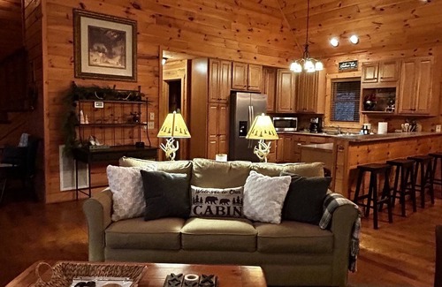 Boone Cabin | Cabin with Amazing Mountain Views*Hot tub*Fire pit