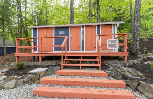 Alton Bay Cabin | Cabin with lake views & lake access Now featuring AC Wi-FI and TV sleeps 5