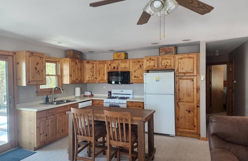 Presque Isle Cabin | Cabin with private peninsula on Presque Isle Chain of Lakes!