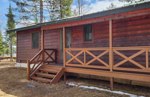 Presque Isle Cabin | Cabin with private peninsula on Presque Isle Chain of Lakes!