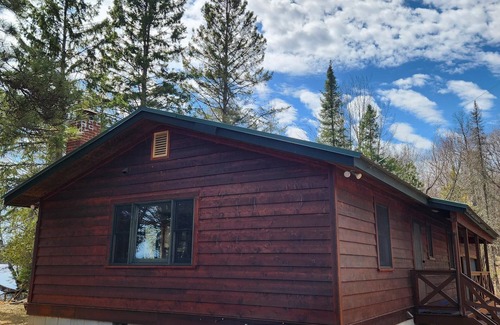 Presque Isle Cabin | Cabin with private peninsula on Presque Isle Chain of Lakes!