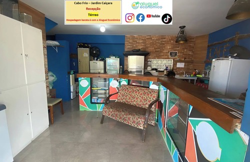 Sao Cristovao Apartment | Cabo Frio - Kitnet 04 - Jardim Caiçara - Economical Rent