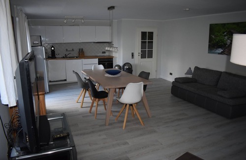 Stolberg Apartment | calm 82 square meters apartment, including a sauna, floor heating and a terrace