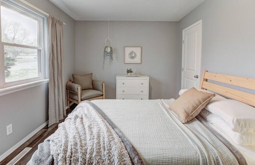 Joplin House | Calm Getaway with Garage, Fenced Yard, and Bunk Room