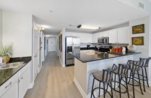 Panama City Beach Condo | Calypso 1206. Custom shower, Beach Chairs included. Direct Gulf Front!