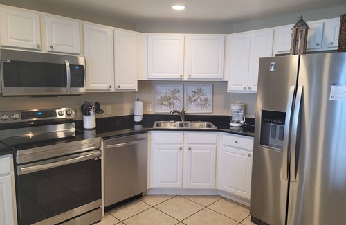 Panama City Beach Condo | Calypso Beachfront Corner unit! 2 bed 2 bath Beach chairs on the beach!Pier Park
