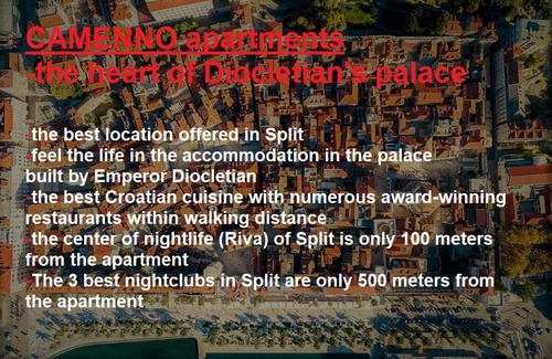 Old Town Apartment | CAMENNO Apartments-The heart of Diocletian's Palace-OPEN ALL WINTER!