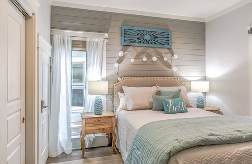 Seacrest Beach House | `Camp David` 30A Seacrest Beach Rental Next to Green Space & Lagoon Pool + Bikes