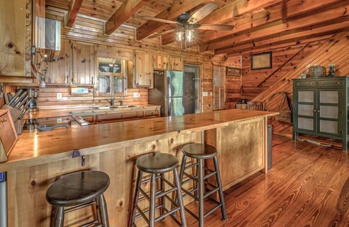 Morganton Cabin | Camp Ollie - Mountain View | Hot Tub | Firepit