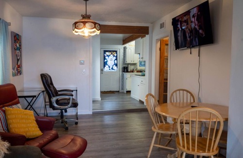 Alto Apartment | Campau Lake 3 Cottages Sunny Days and Sunshine Tiki game house