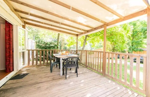 Saint-Vincent-de-Durfort House | Camping maeva Escapades Coeur d'Ardèche * - Mobile Home 3 Rooms 4/6 People + TV