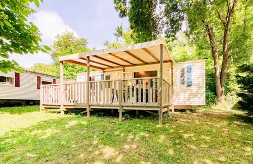 Saint-Vincent-de-Durfort House | Camping maeva Escapades Coeur d'Ardèche * - Mobile Home 3 Rooms 4/6 People + TV
