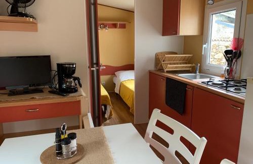 Bressuire Other | Camping de la ferme au ânesses, mobil home happy