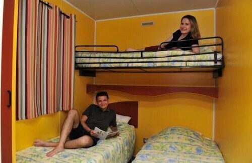 Peigney Ski Chalet | Camping de la Liez * - Chalet PMR 3 Season Elite 3 rooms 6 people