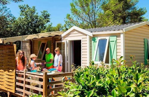 Saint Laurent de la Pree House | Camping Domaine des Charmilles **** - Cozy 3-room mobile home 4 people