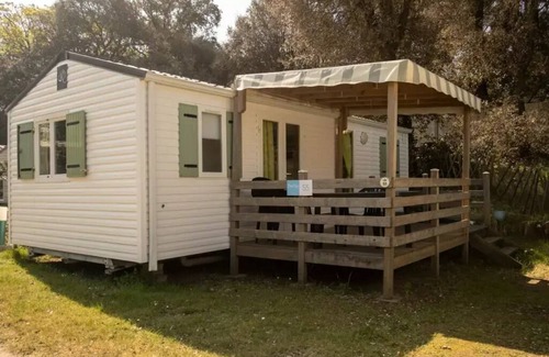 Saint-Michel-Chef-Chef House | Camping du Bord de Mer * - Mobil home Eco 2 bedrooms + terrace - economical 4 people