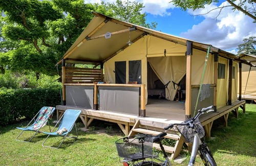 Hauterives House | Camping Flower le Château* - Lodge Bali 3 rooms 4/5 people Without sanitary facilities