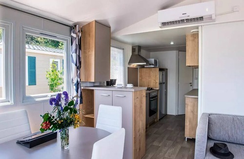 Chorges Ski Chalet | Camping l'Ecrin du Lac * - Chalet 3 Rooms 4/6 People Air Conditioned + TV