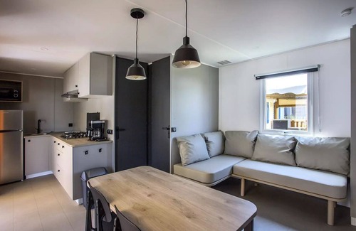 Saint-Vincent-sur-Jard House | Camping La Bolée d'Air * - Mobil-Home Caribbean 3 Rooms 4/6 People + TV