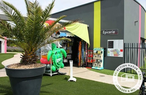 Brem Sur Mer House | Camping L'Océan * - Mobile Home Passion 3 Rooms 4/6 People + TV