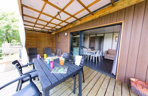Ruoms Ski Chalet | Camping la Chapoulière* - 3 room chalet 4 people
