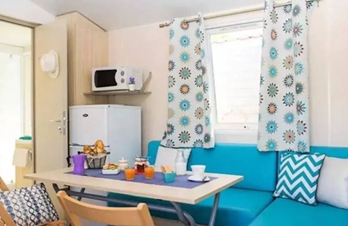 Camiers House | Camping La Dune Blanche* - Classic XL mobile home 3 rooms 4/6 people raised terrace