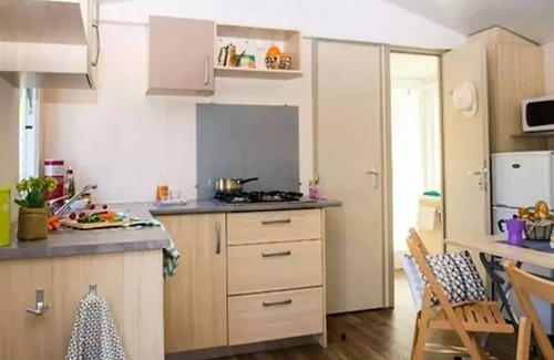 Camiers House | Camping La Dune Blanche* - Classic XL mobile home 3 rooms 4/6 people raised terrace