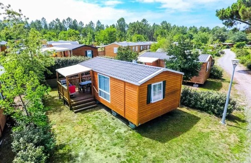 Saint-Michel-Escalus House | Camping Landes Océanes* - Mobil Home 3 Rooms 4 People - Access PMR