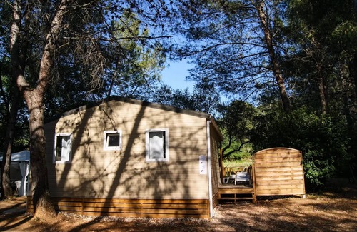 Carqueiranne Ski Chalet | Camping Le Beau Vézé* - Chalet Vanille 4 rooms 6/8 people Air-conditioned