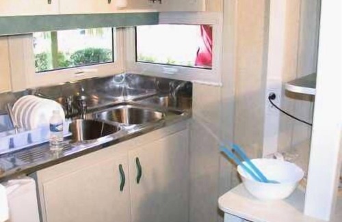 Canet-de-Salars House | Camping Le Caussanel* - Chalet Espace Classic 4 rooms 6 people Air-conditioned
