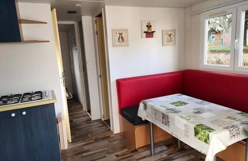 Saint-Nicolas des Eaux House | Camping Le Clos du Blavet * - Mobil home LONDON 24m2/2 bedrooms - covered terrace 4 people