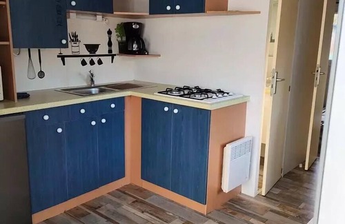 Saint-Nicolas des Eaux House | Camping Le Clos du Blavet * - Mobil home LONDON 24m2/2 bedrooms - covered terrace 4 people