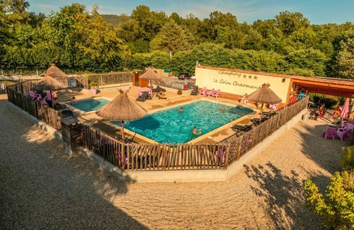 Chauzon House | Camping Le Coin Charmant * - Mobilodge - 16m² - 2 bedrooms - without bathroom 4 people