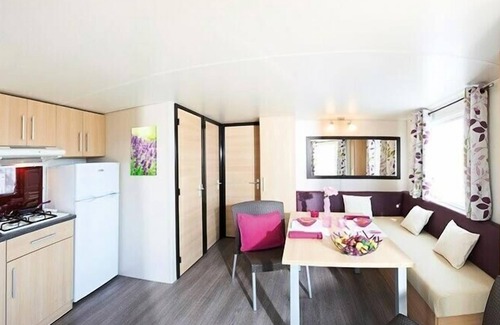 Chatillon-en-Diois House | Camping Le Lac Bleu* - Mobile home Loft Comfort 4 rooms 6 people Air-conditioned Lakeside
