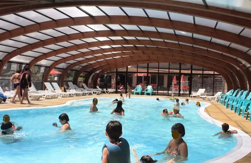 Chatillon-en-Diois House | Camping Le Lac Bleu* - Mobile home Family Premium 3 Rooms 4 Person Air Conditioned