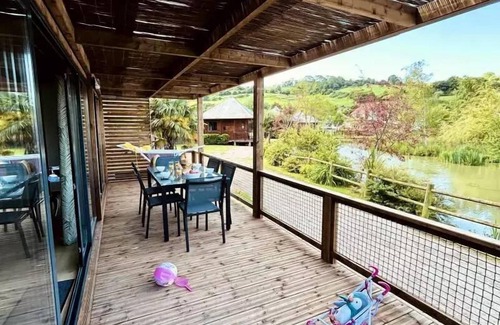 Hautot-sur-Mer Ski Chalet | Camping Le Marqueval* - Chalet Columbia 3 rooms 4 people