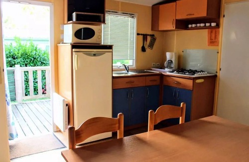 Verteillac House | Camping Le Pontis* - 4-room mobile home for 6 people