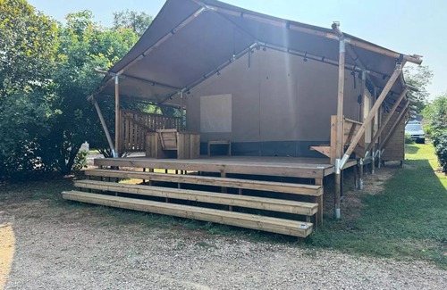 Rocamadour House | Camping LE ROC * - [NEW] Woody Luxury Lodge Tent (45m²) 2 to 8 people - 2 people. included in the price