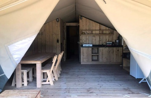 Rocamadour House | Camping LE ROC * - [NEW] Woody Luxury Lodge Tent (45m²) 2 to 8 people - 2 people. included in the price