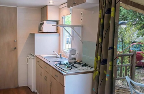 Saint-Maurice-d'Ibie House | Camping Le Sous Bois * - O'Hara mobile home 3 rooms 4/6 people