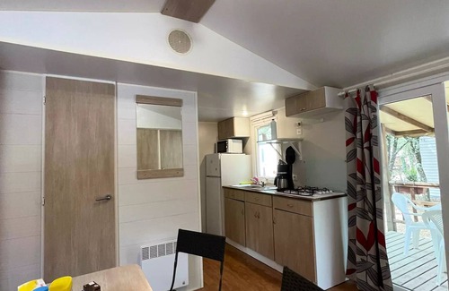 Saint-Maurice-d'Ibie House | Camping Le Sous Bois * - O'Hara mobile home 3 rooms 4/6 people