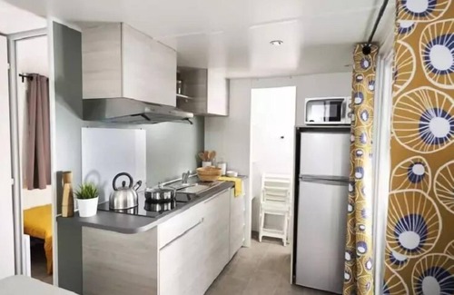 Saint-Maurice-d'Ibie House | Camping Le Sous Bois * - Mobile Home Evo 3 rooms 4/6 People Air-conditioned