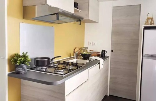 Saint-Maurice-d'Ibie House | Camping Le Sous Bois * - Mobile home Loft Rapidhome 3 rooms 6 people Air-conditioned